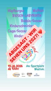 Absage Kinderfest 2026