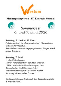 Sommerfest MGV 2026