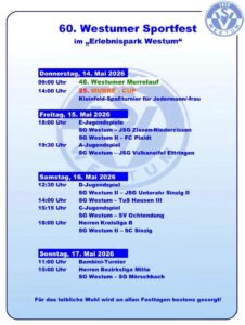Sportfest SV-Westum 2026