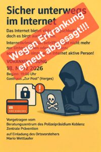 2026 03 18 - Absage VA mit Polizei